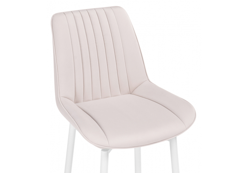 Барный стул, Седа К крутящийся молочный / белый