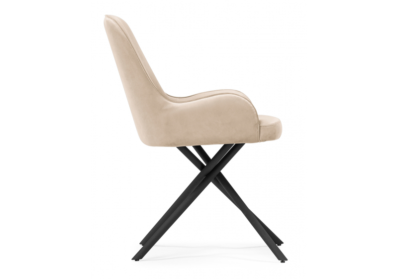 Стул на металлокаркасе, Галтер MR-26 / черный