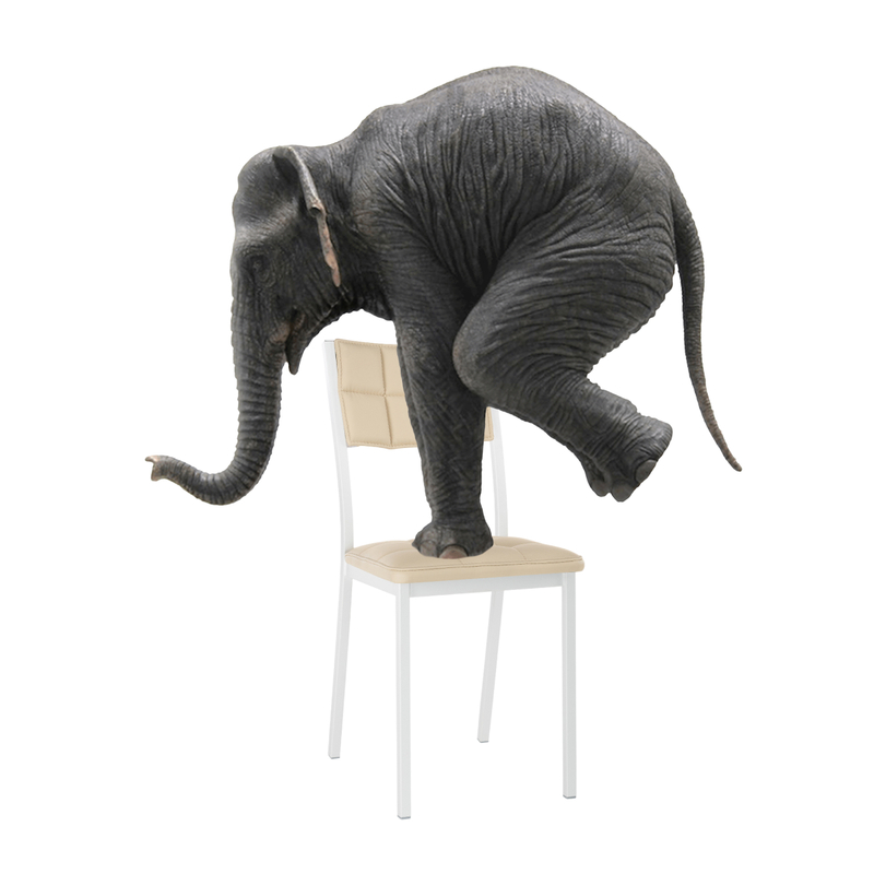 Стул на металлокаркасе, Бекал кожзам d1 / белый