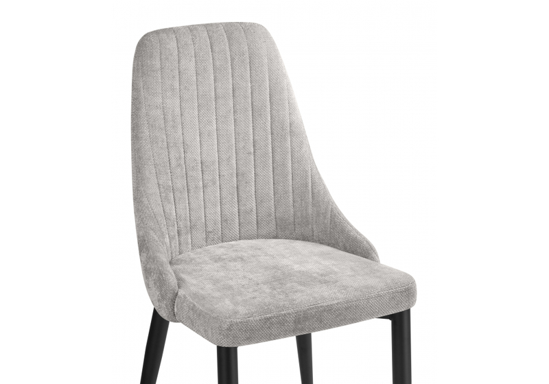 Стул на металлокаркасе, Kora black / gray