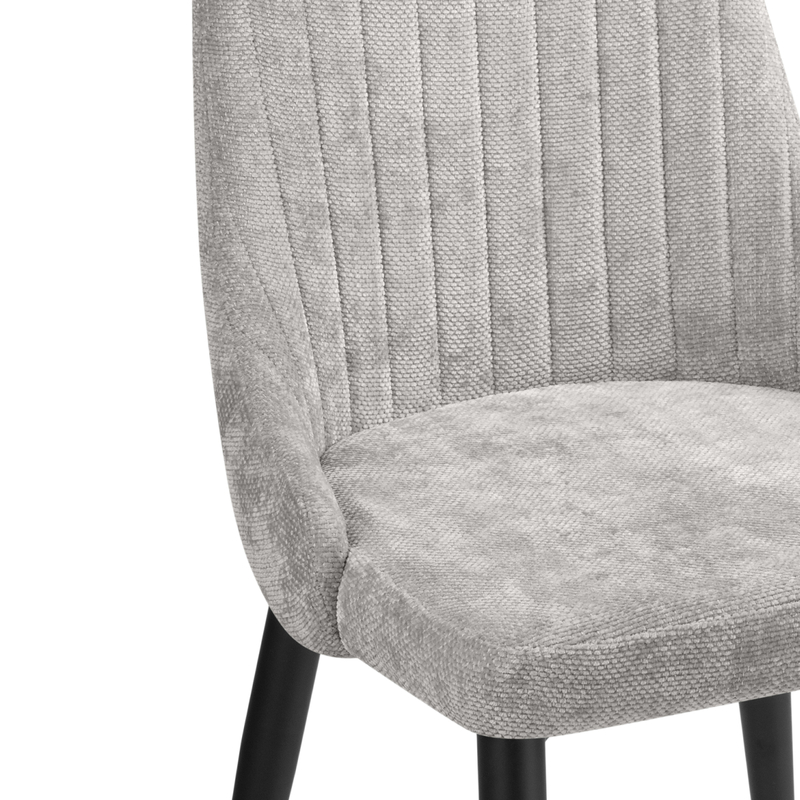 Стул на металлокаркасе, Kora black / gray