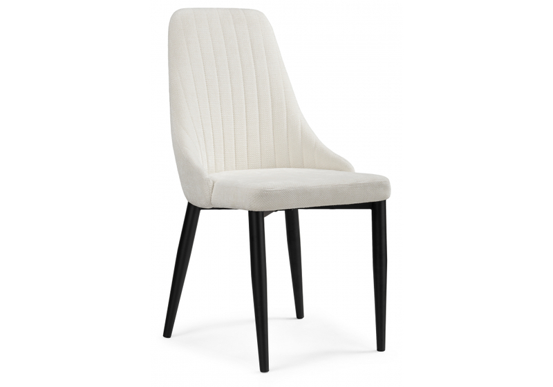 Стул на металлокаркасе, Kora white / black