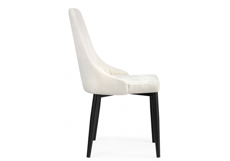 Стул на металлокаркасе, Kora white / black