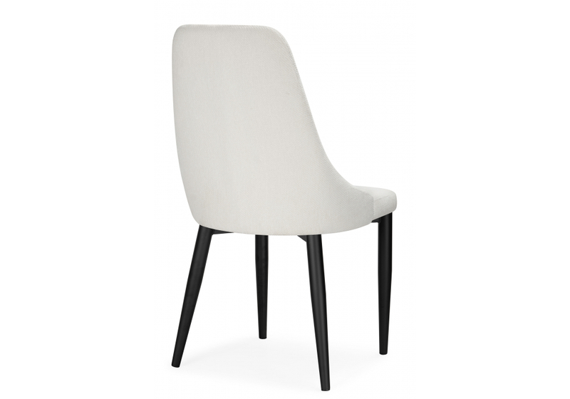 Стул на металлокаркасе, Kora white / black