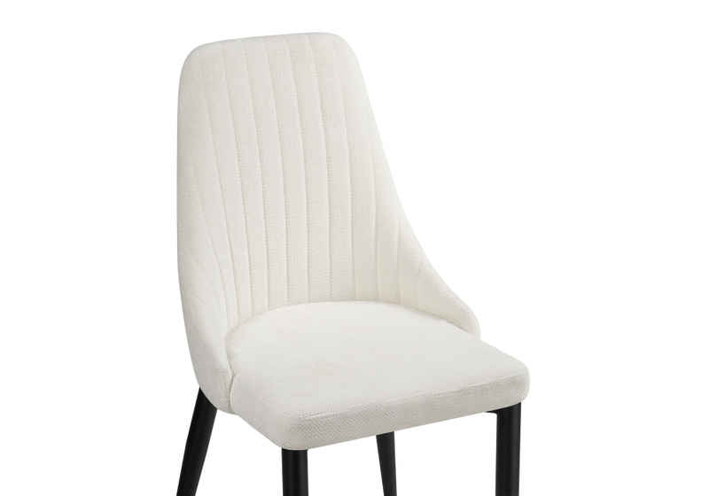 Стул на металлокаркасе, Kora white / black