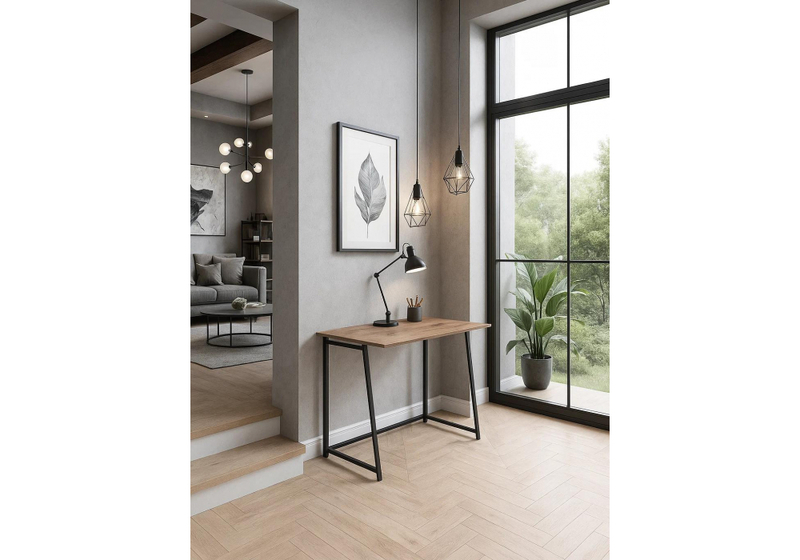 Компьютерный стол, Бринг складной 90х55х74 дуб велингтон