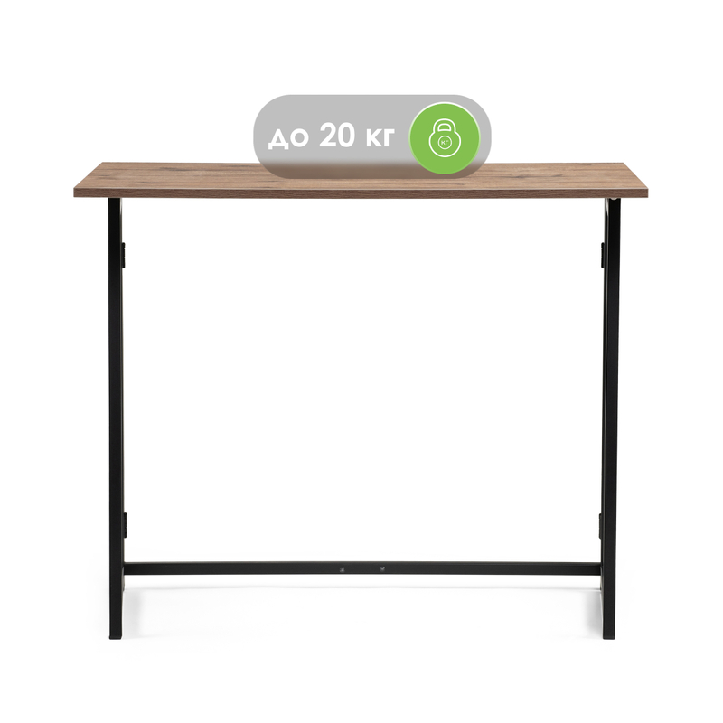 Компьютерный стол, Бринг складной 90х55х74 дуб велингтон