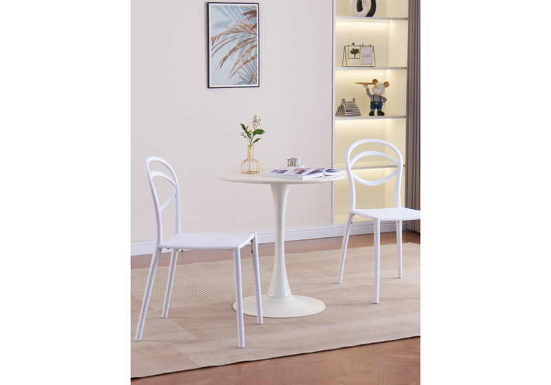 Пластиковый стул, Simple white