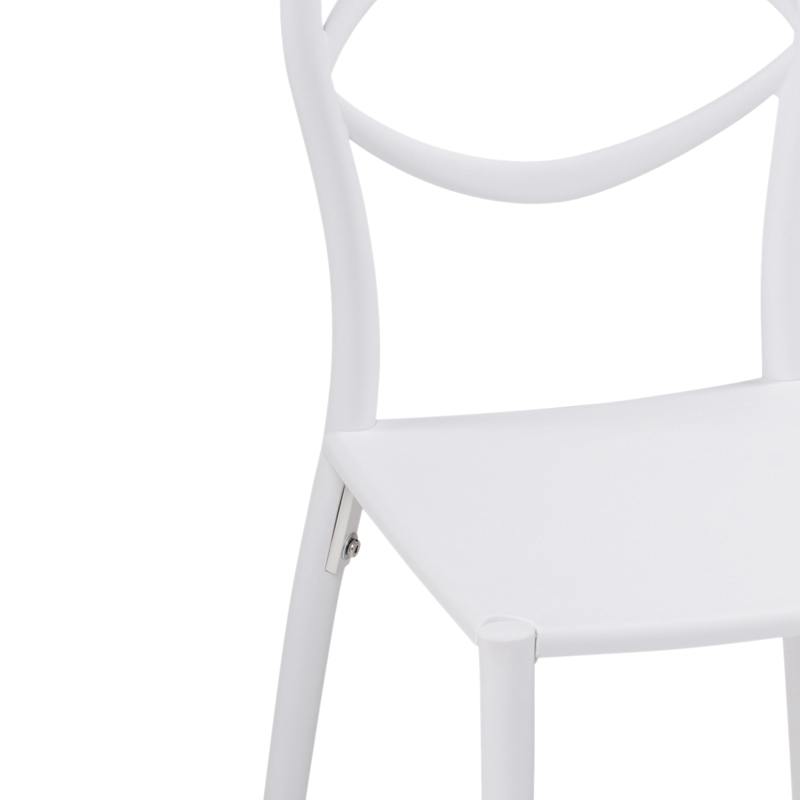 Пластиковый стул, Simple white