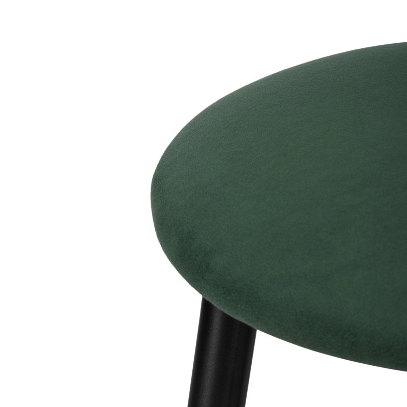 Барный стул, Гангток крутящийся изумруд / черный матовый