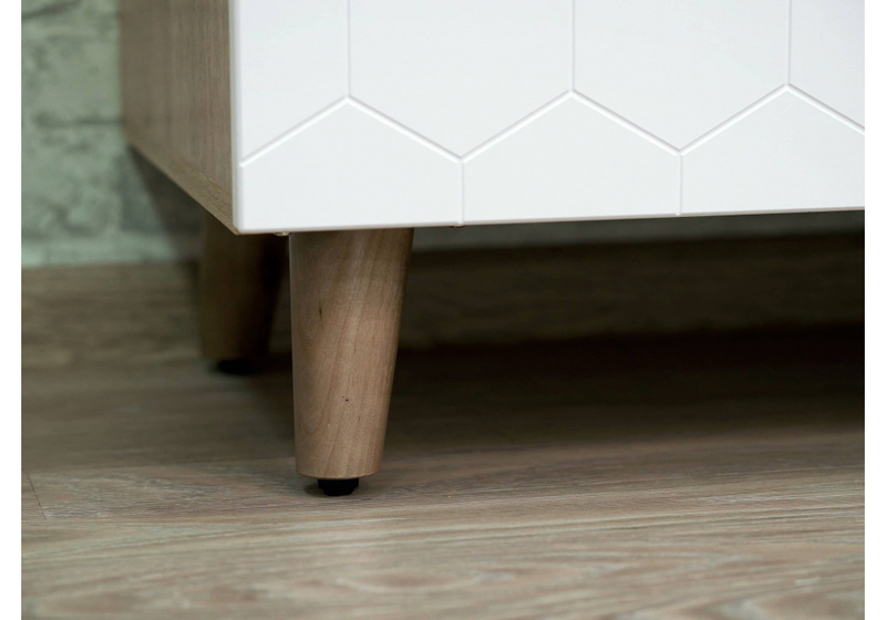 Шкаф, Мариус М-01 дуб баррик / белый матовый