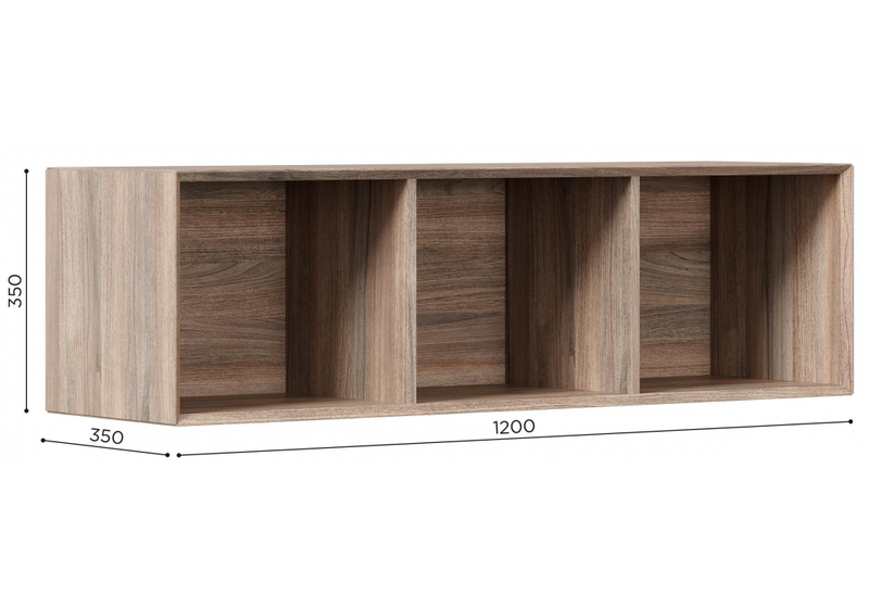 Прихожая, Электра 1200 вяз дымчатый