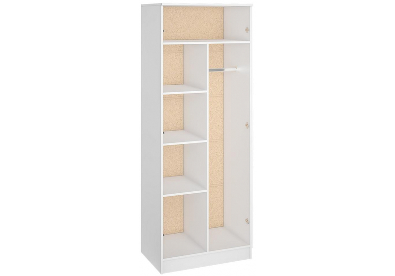 Шкаф, Адайн ШК-20 белое дерево / белое дерево