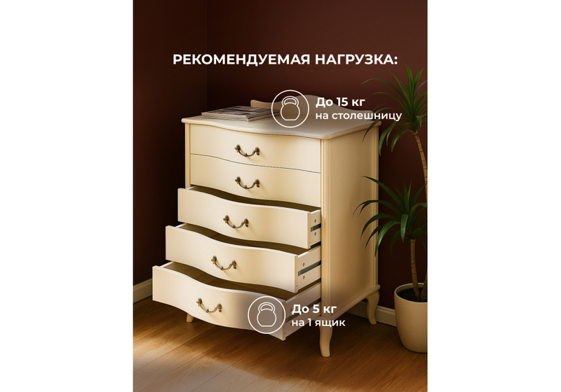 Комод, Джульетта дуб шампань