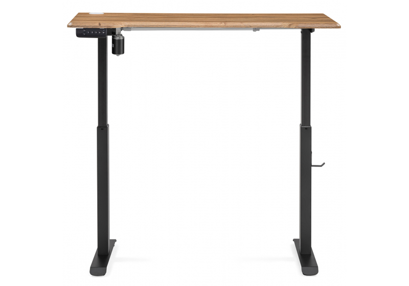 Компьютерный стол, Маркос с механизмом подъема 120х75х75 дуб вотан / черный