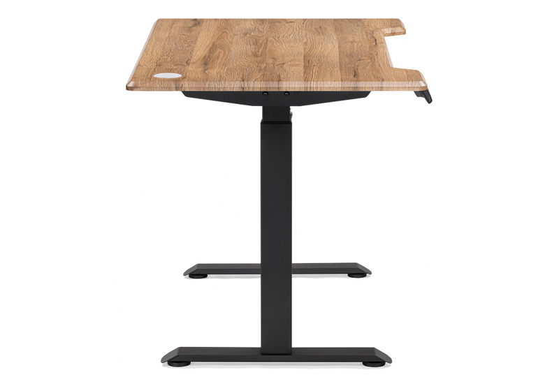 Компьютерный стол, Маркос с механизмом подъема 120х75х75 дуб вотан / черный