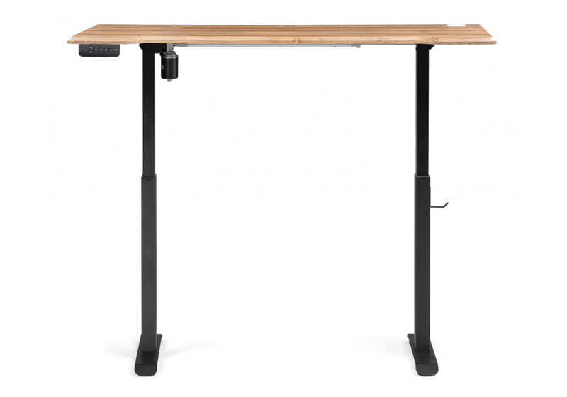 Компьютерный стол, Маркос с механизмом подъема 140х80х75 дуб вотан / черный