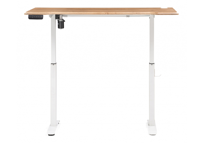 Компьютерный стол, Маркос с механизмом подъема 140х80х75 белый / вотан дуб