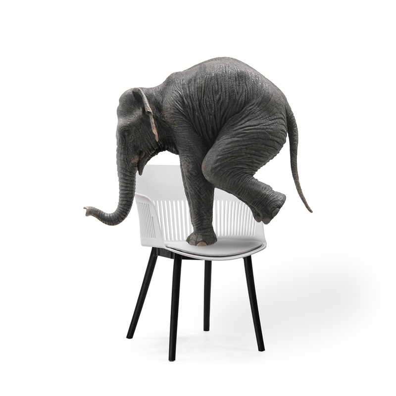 Пластиковый стул, Crocs white / black