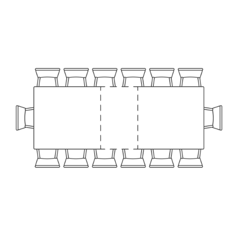 Стол деревянный, Морнит 220(320)х110 слоновая кость / золото
