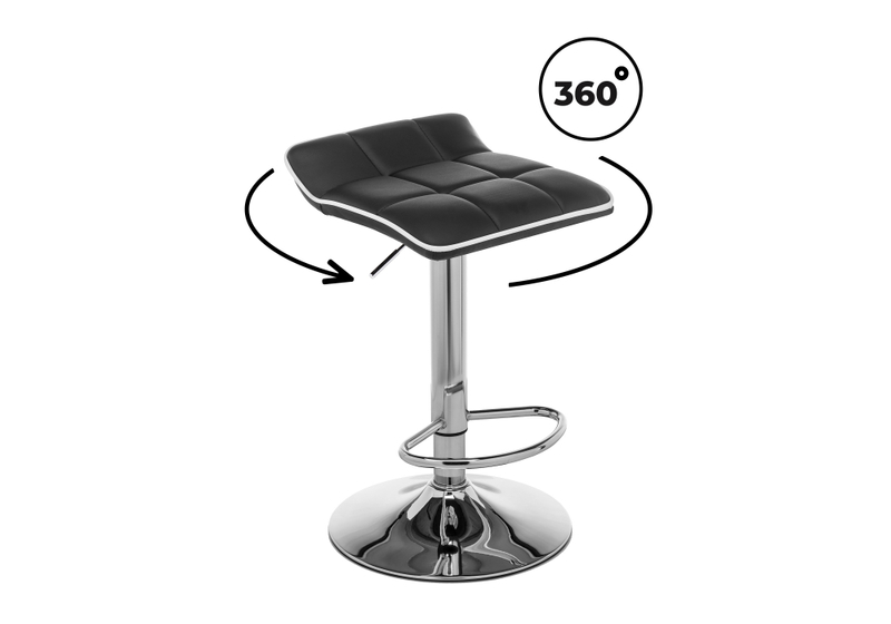 Барный стул, Fera black / white