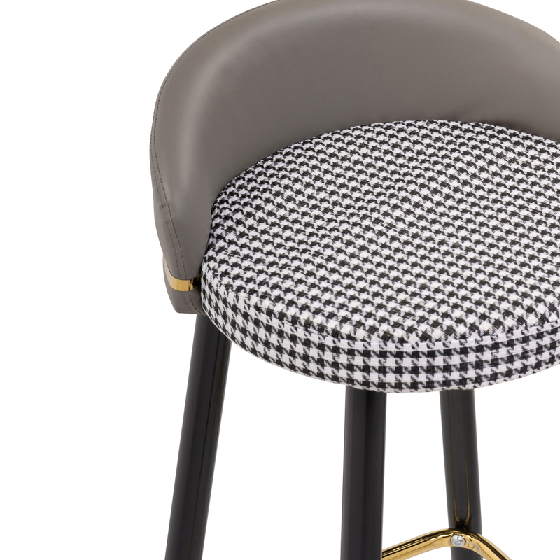 Барный стул, Kardial gray / black