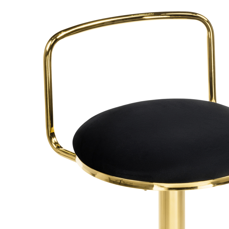 Барный стул, Lusia black / gold