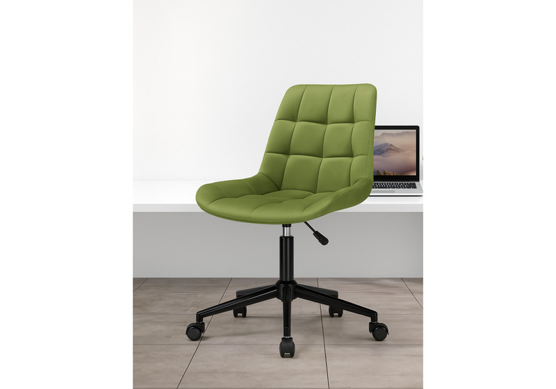 Офисное кресло, Честер черный / зеленый