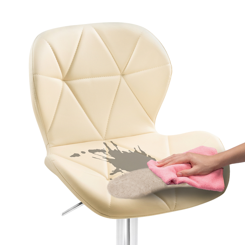 Барный стул, Trio beige / chrome