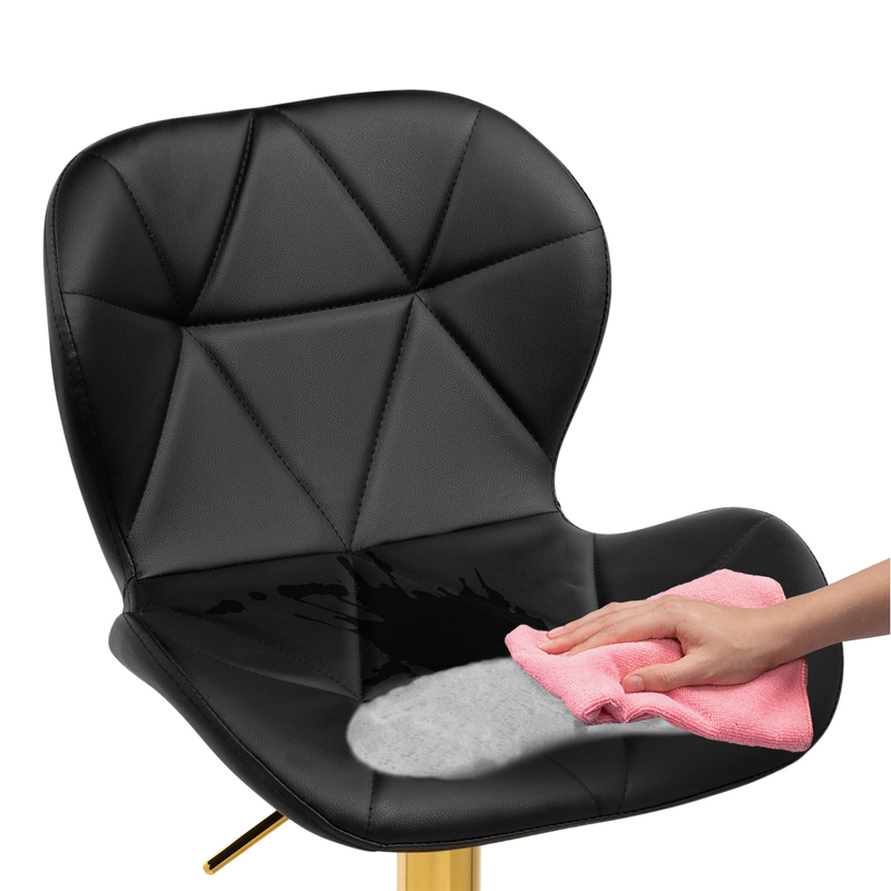 Барный стул, Trio black / gold