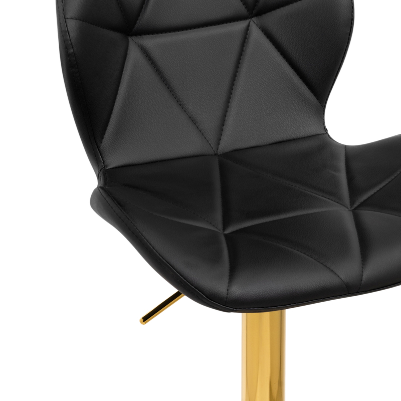 Барный стул, Trio black / gold