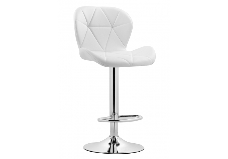 Барный стул, Trio white / chrome