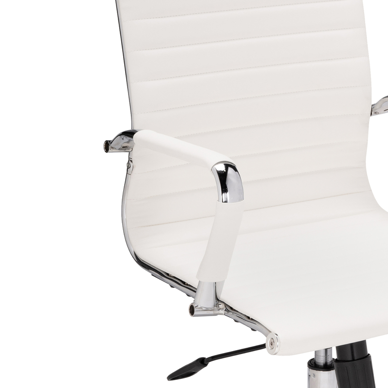 Компьютерное кресло, Reus pu white / chrome