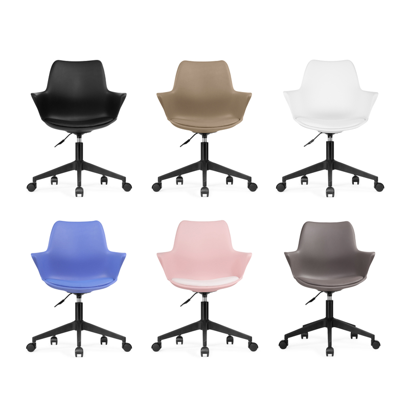 Компьютерное кресло, Tulin white / pink / black