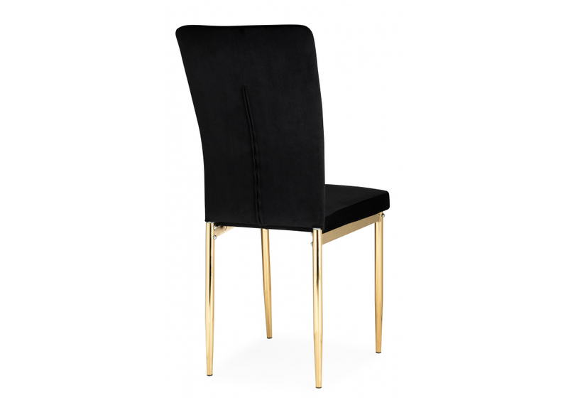 Стул на металлокаркасе, Rek black / gold