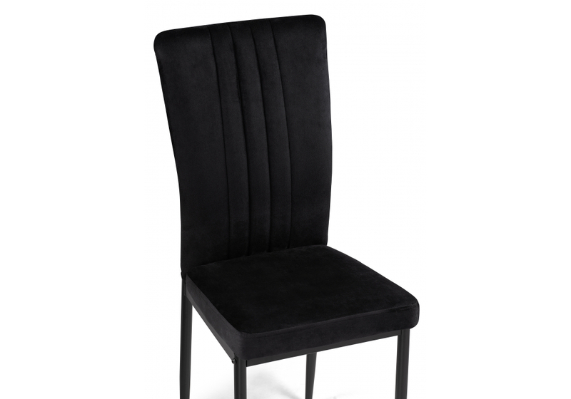 Стул на металлокаркасе, Rek black