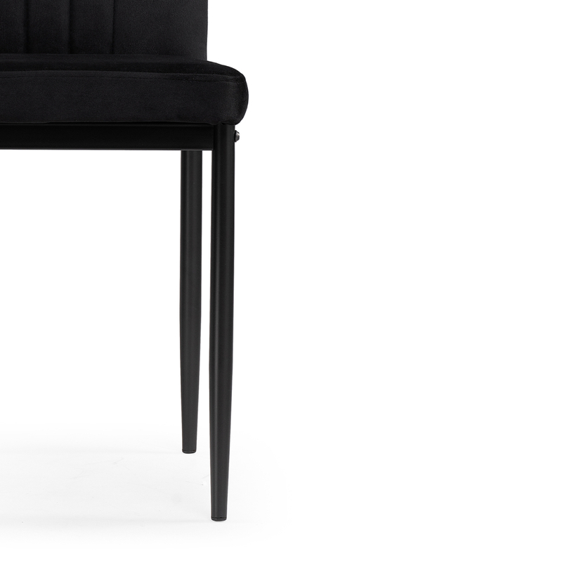 Стул на металлокаркасе, Rek black