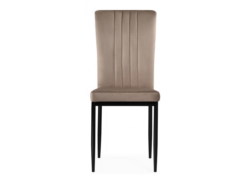 Стул на металлокаркасе, Rek cappuccino / black