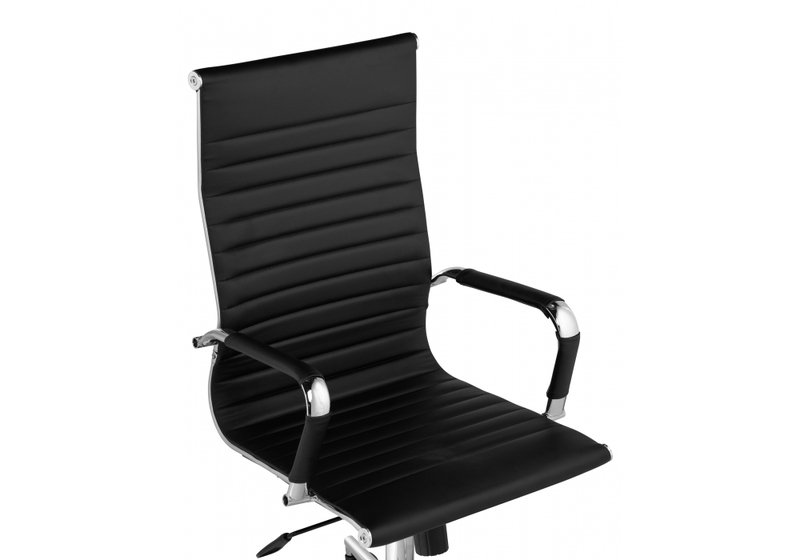 Компьютерное кресло, Reus pu black / chrome