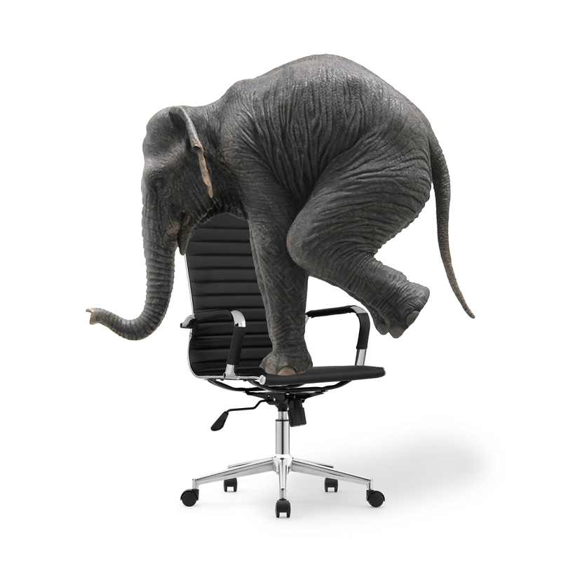 Компьютерное кресло, Reus pu black / chrome