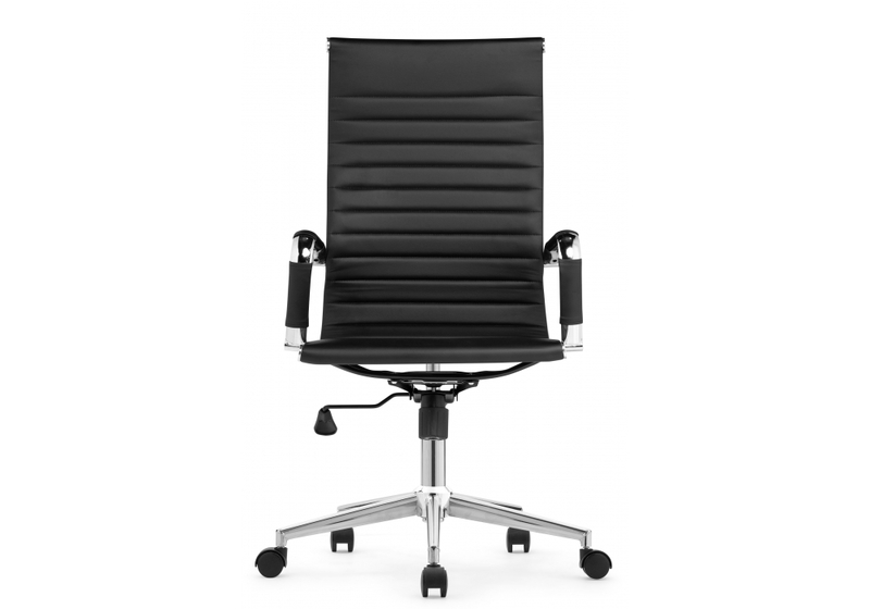 Компьютерное кресло, Reus pu black / chrome