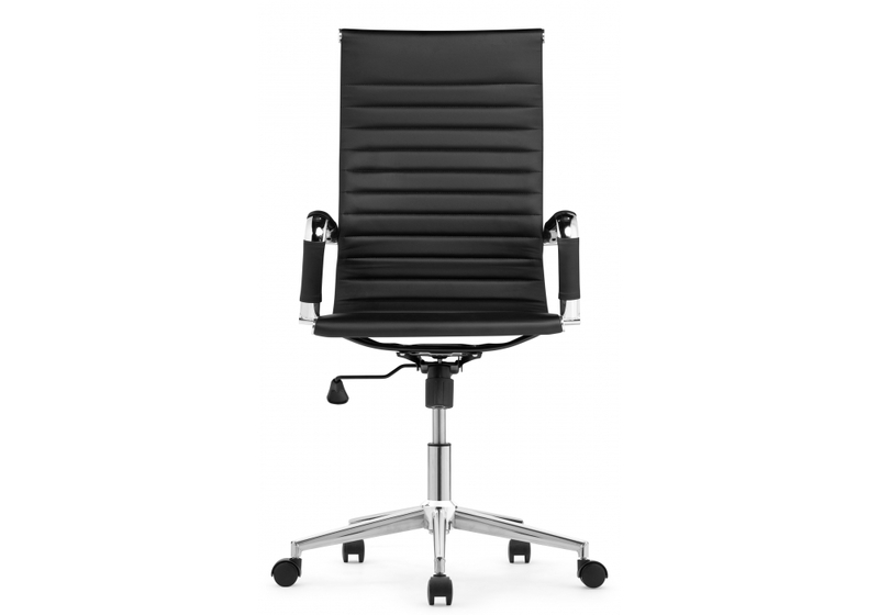 Компьютерное кресло, Reus pu black / chrome