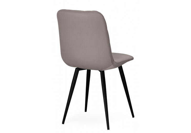 Стул на металлокаркасе, Ральф латте / черный