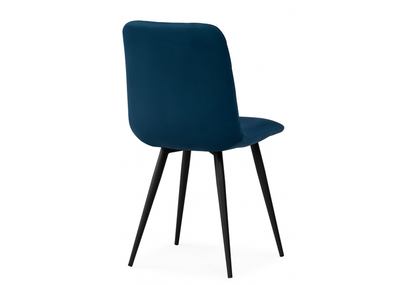 Стул на металлокаркасе, Ральф синий / черный