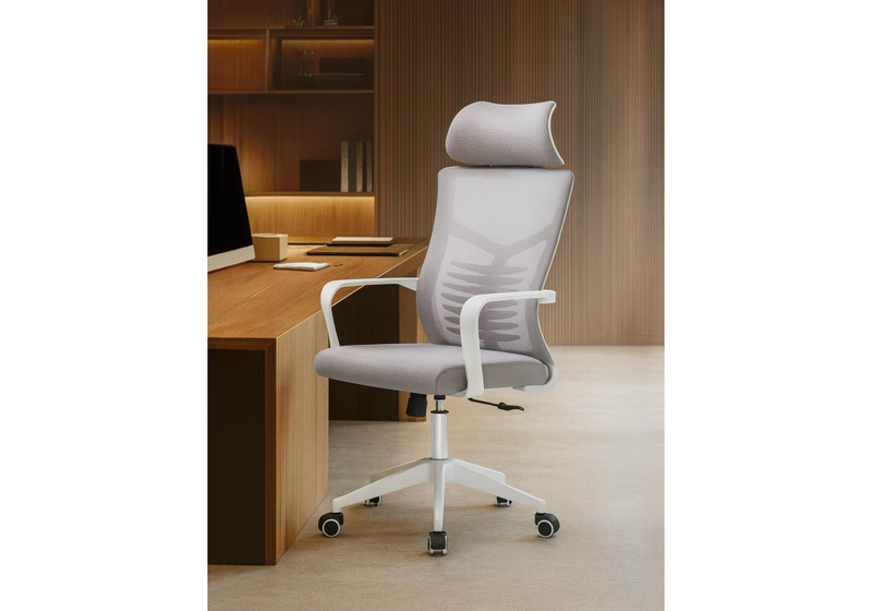 Компьютерное кресло, Montana light gray / white