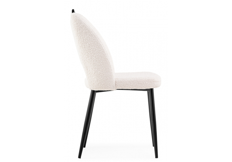 Стул на металлокаркасе, Barton beige / black