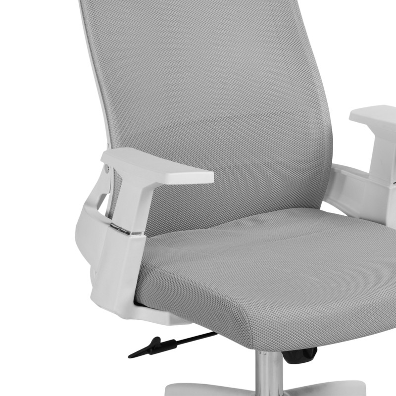 Компьютерное кресло, Flok gray / white