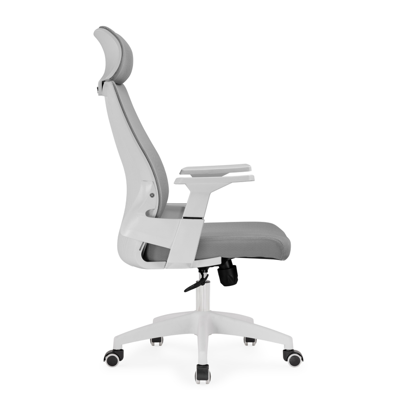 Компьютерное кресло, Flok gray / white