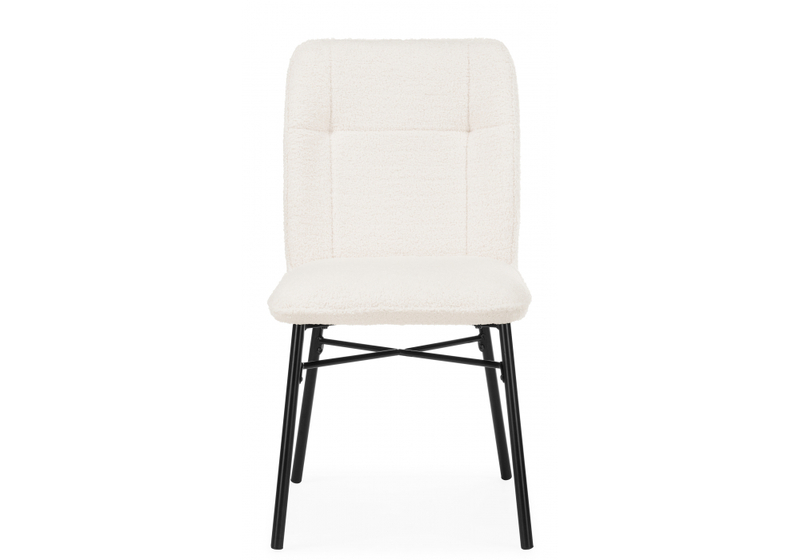 Стул на металлокаркасе, Denis beige / black