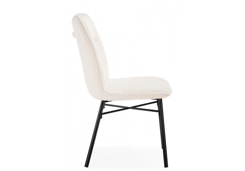 Стул на металлокаркасе, Denis beige / black